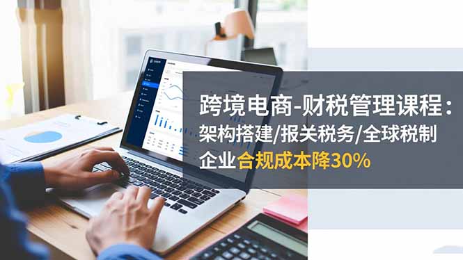 跨境电商-财税管理课程：架构搭建/报关税务/全球税制，企业合规成本降30%-链星网